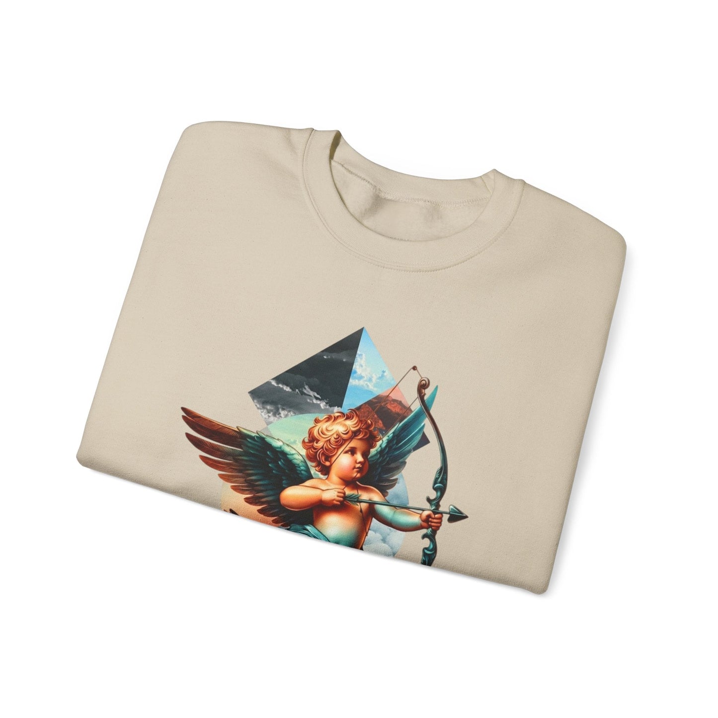 Cupid's Bow Blue + Arrow - Love, Infiniti Unisex Crewneck Sweater