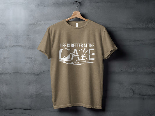 Life Is Better At The Lake Design Graphic Tee T-Shirt