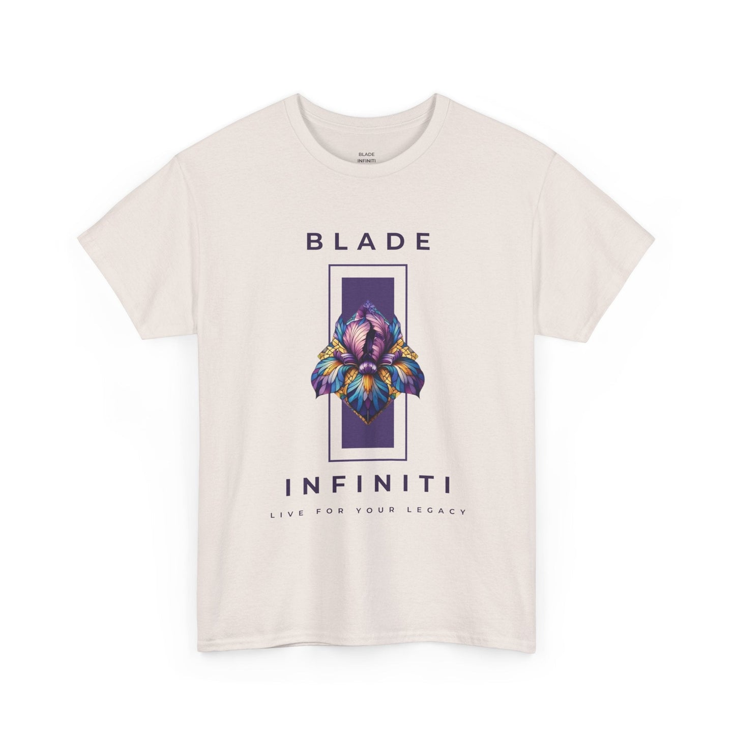Essence of Infiniti Purple/Yellow/Teal Floral T-Shirt