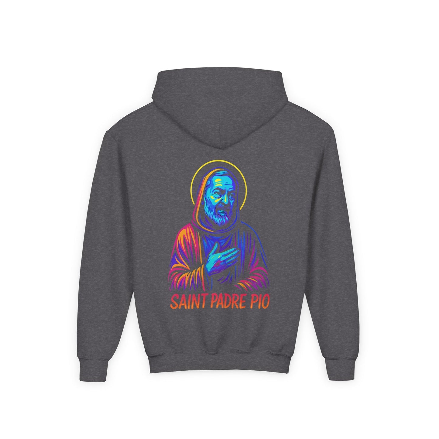 St. Padre Pio | Kids Catholic Hoodie | Pray & Hope