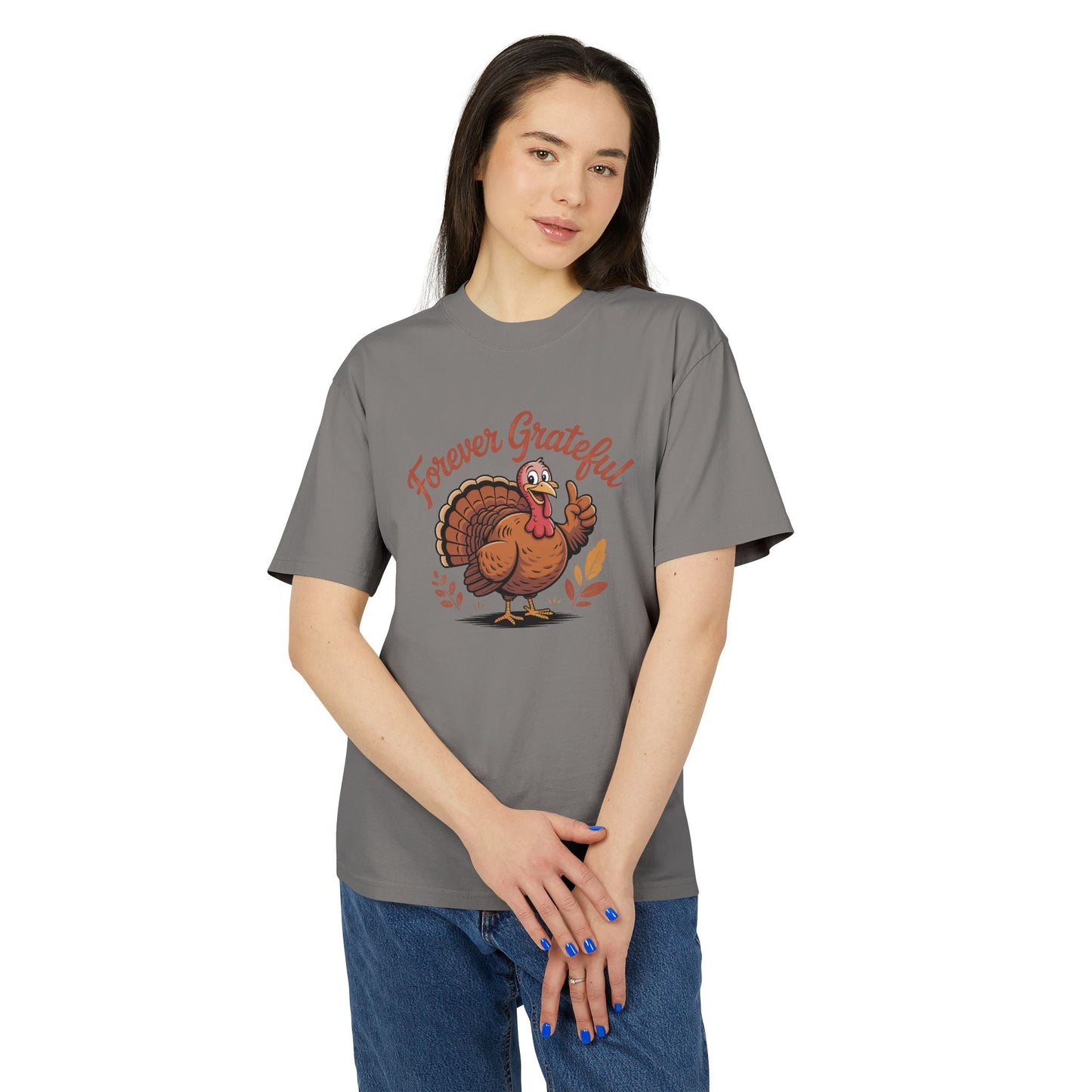Forever Grateful Unisex Heavy Faded T-Shirt