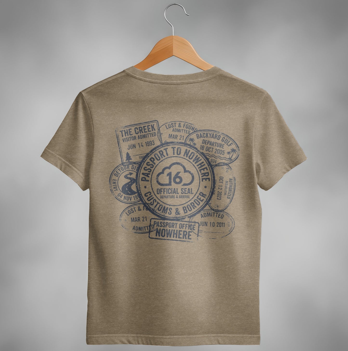 Passport to Nowhere Stamp T-Shirt