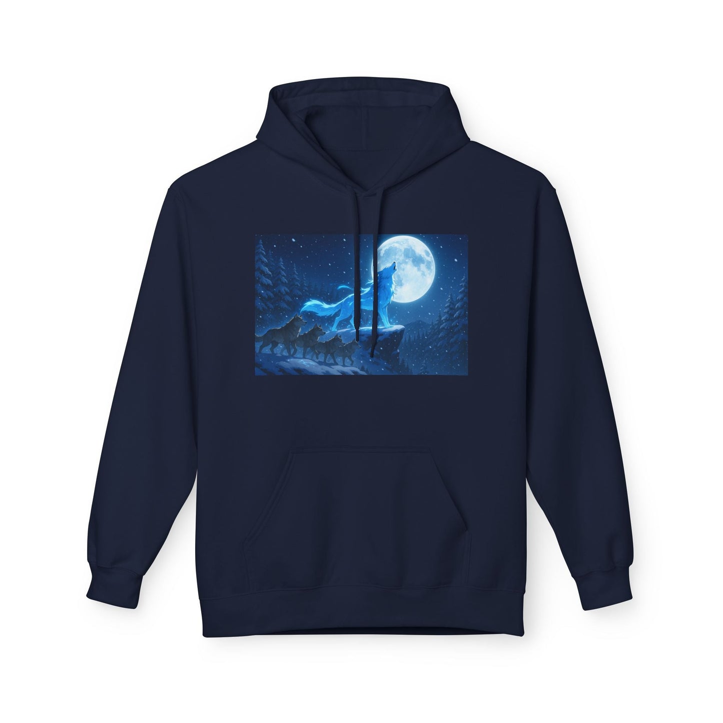 the Blue wolf Spirit hoodie