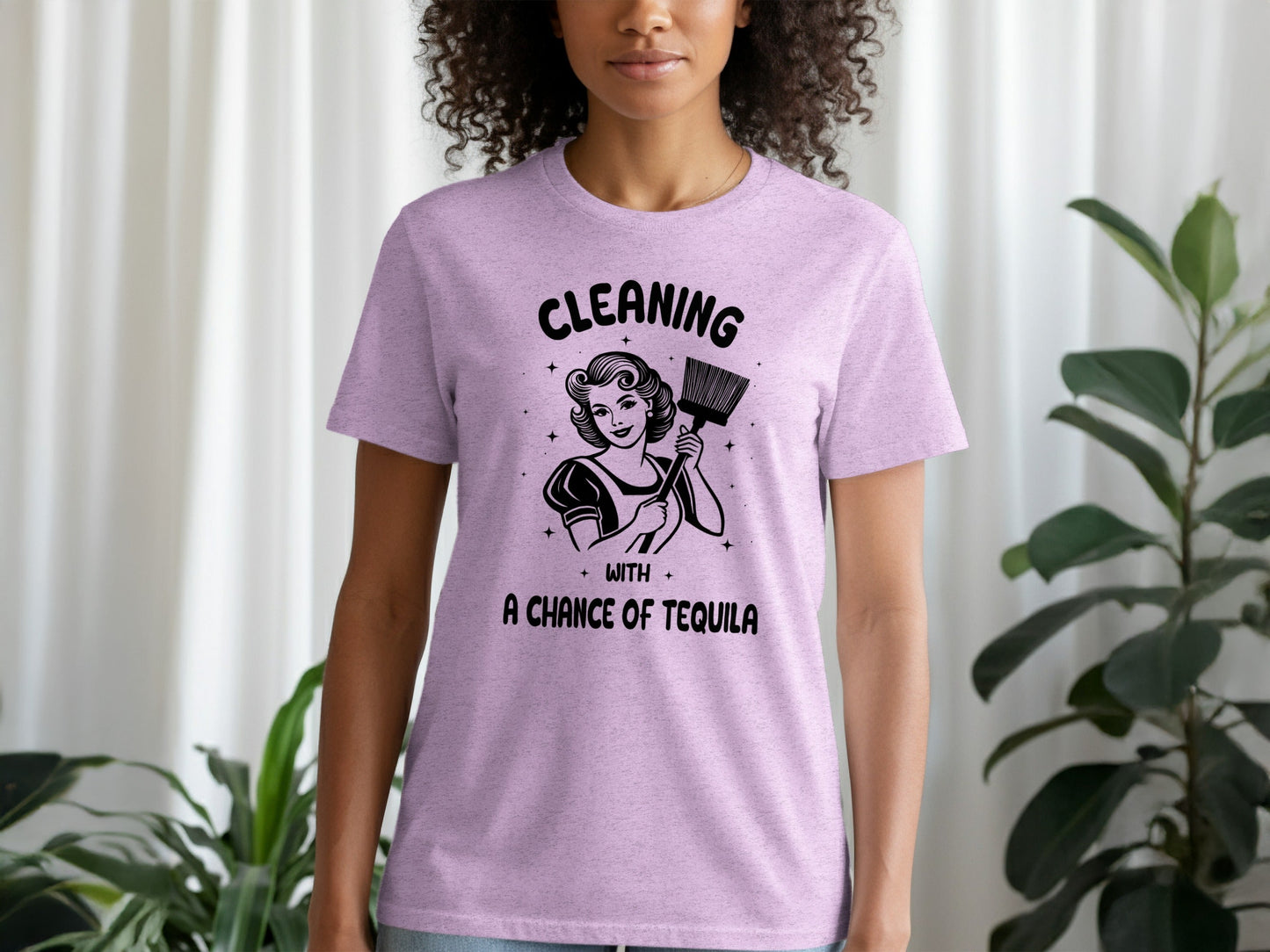 Cleaning With A Chance Of Tequila Inspired Art T-Shirt