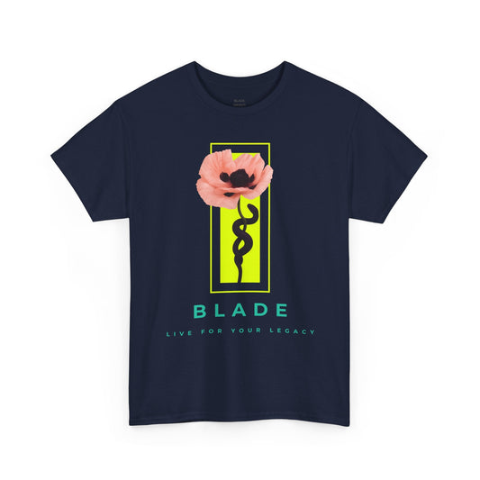 Venom Blossom Pink/Indigo/Neon Green Floral T-Shirt