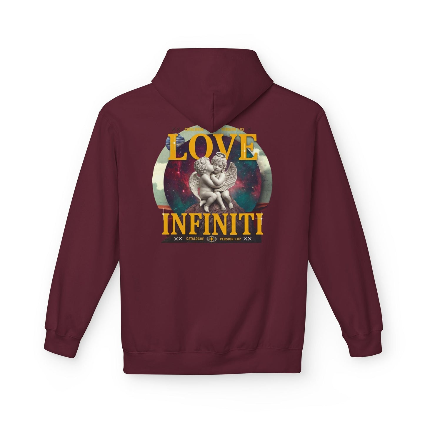 Celestial Love, Infiniti Unisex Couples Hoodie