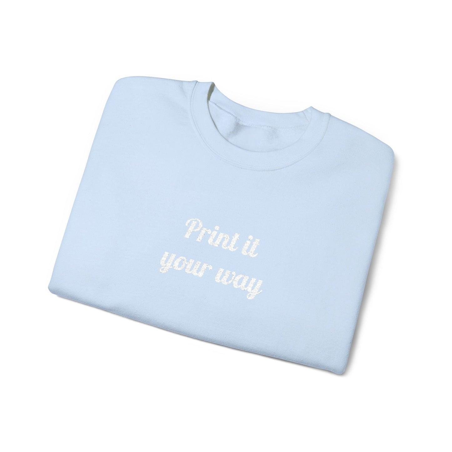 Embroidery Personalization - Unisex Crewneck Sweater (Make It Yours)