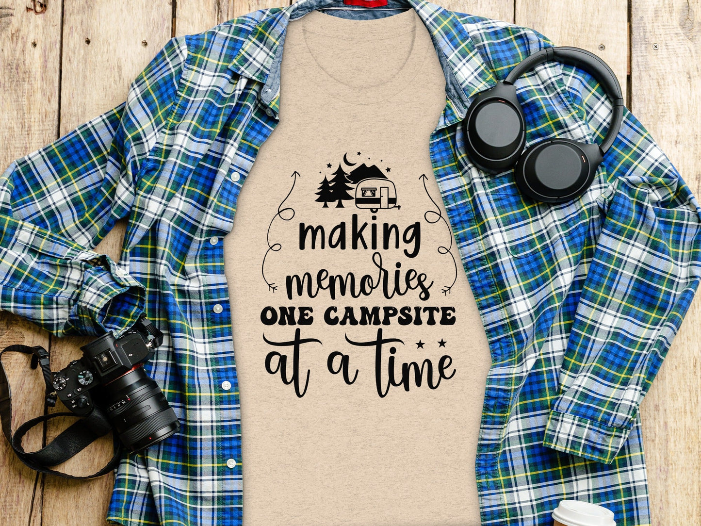 Making Memories One Campsite At A Time Camping T-Shirt