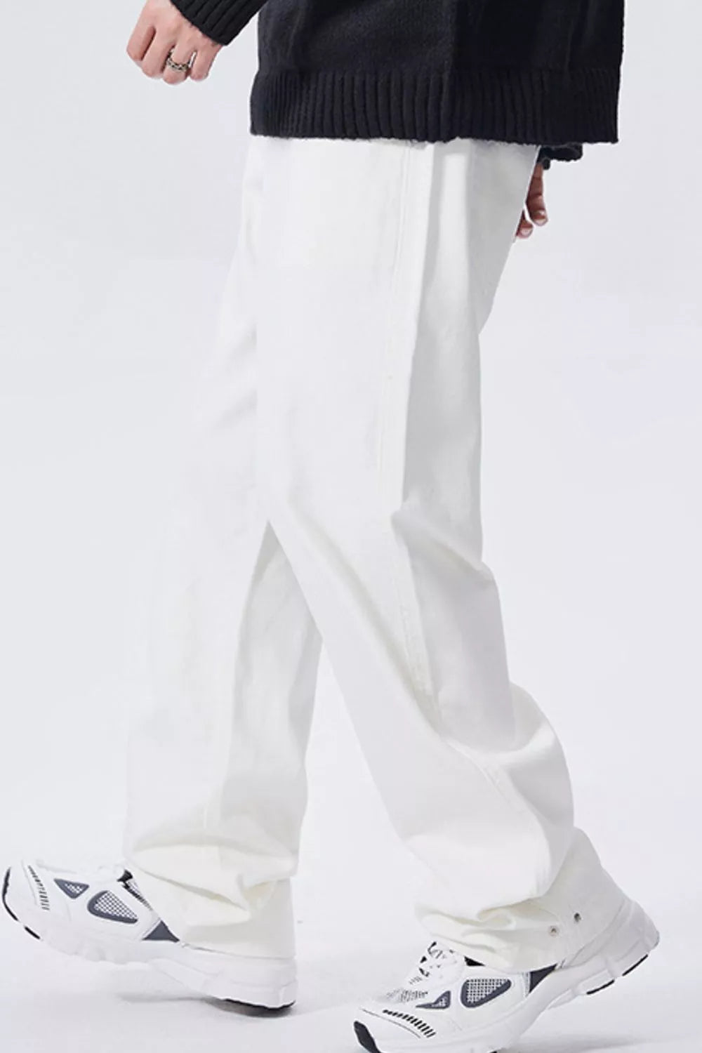 Men's Full Size Wide Leg Jeans Plus Size