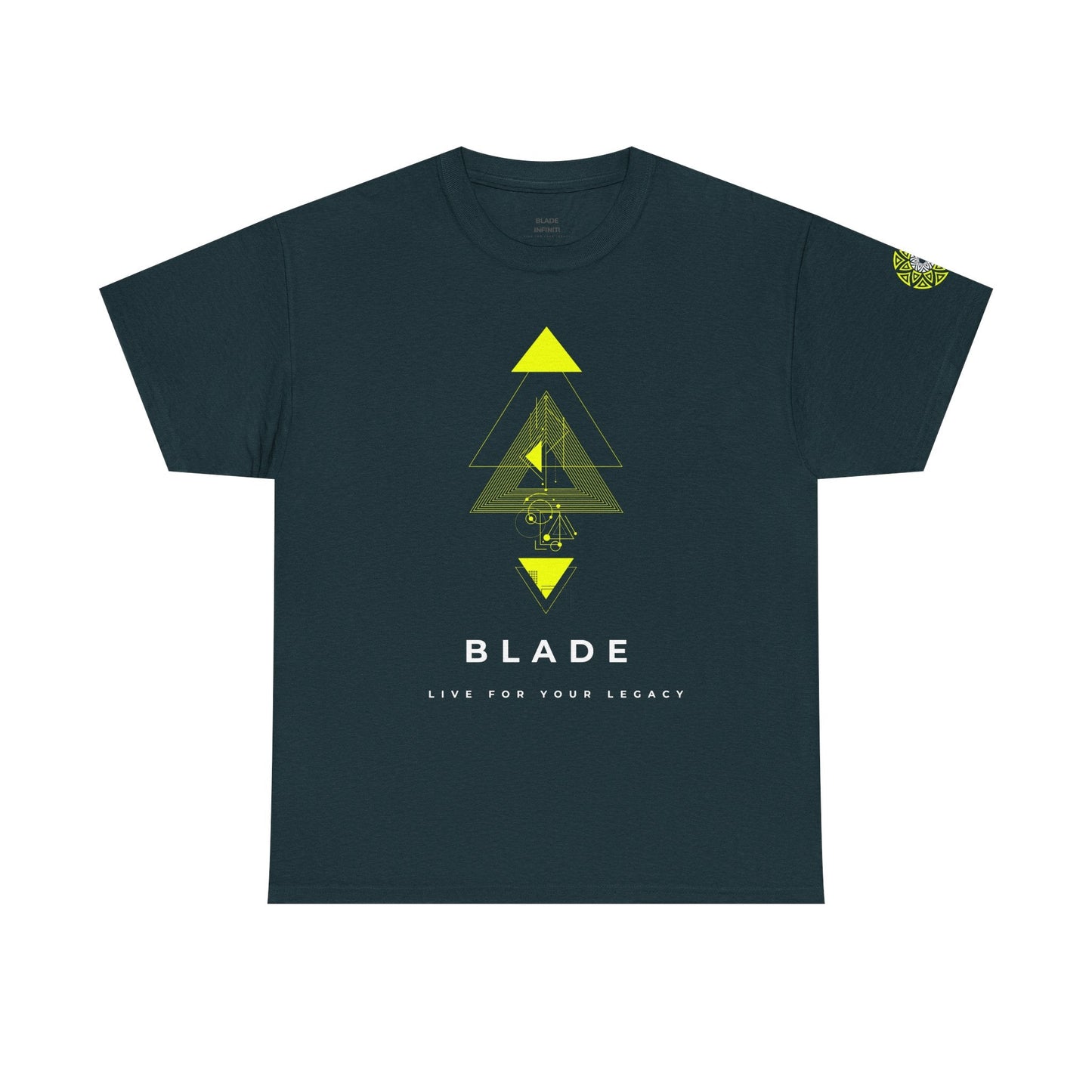 Geometric Odyssey Version 3 Neon Green T-Shirt