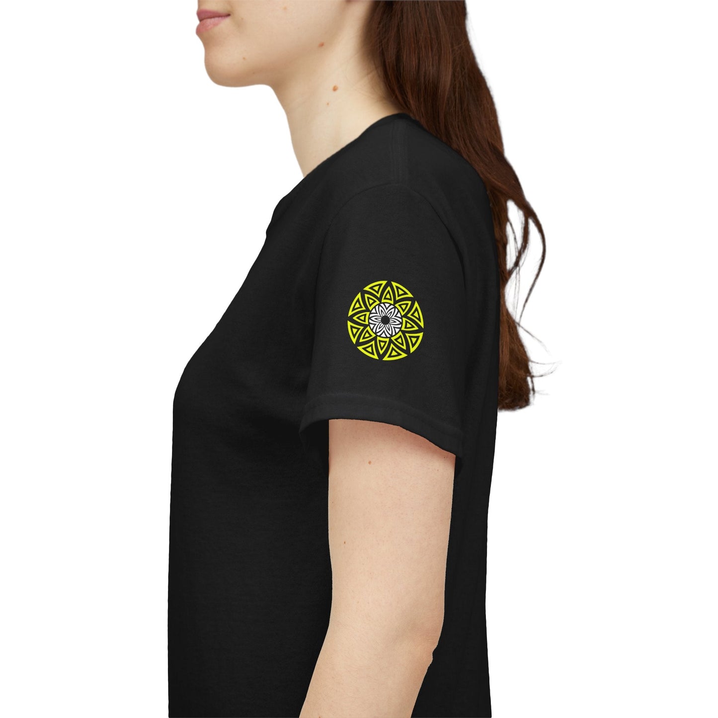 Geometric Odyssey Neon Green TX T-Shirt