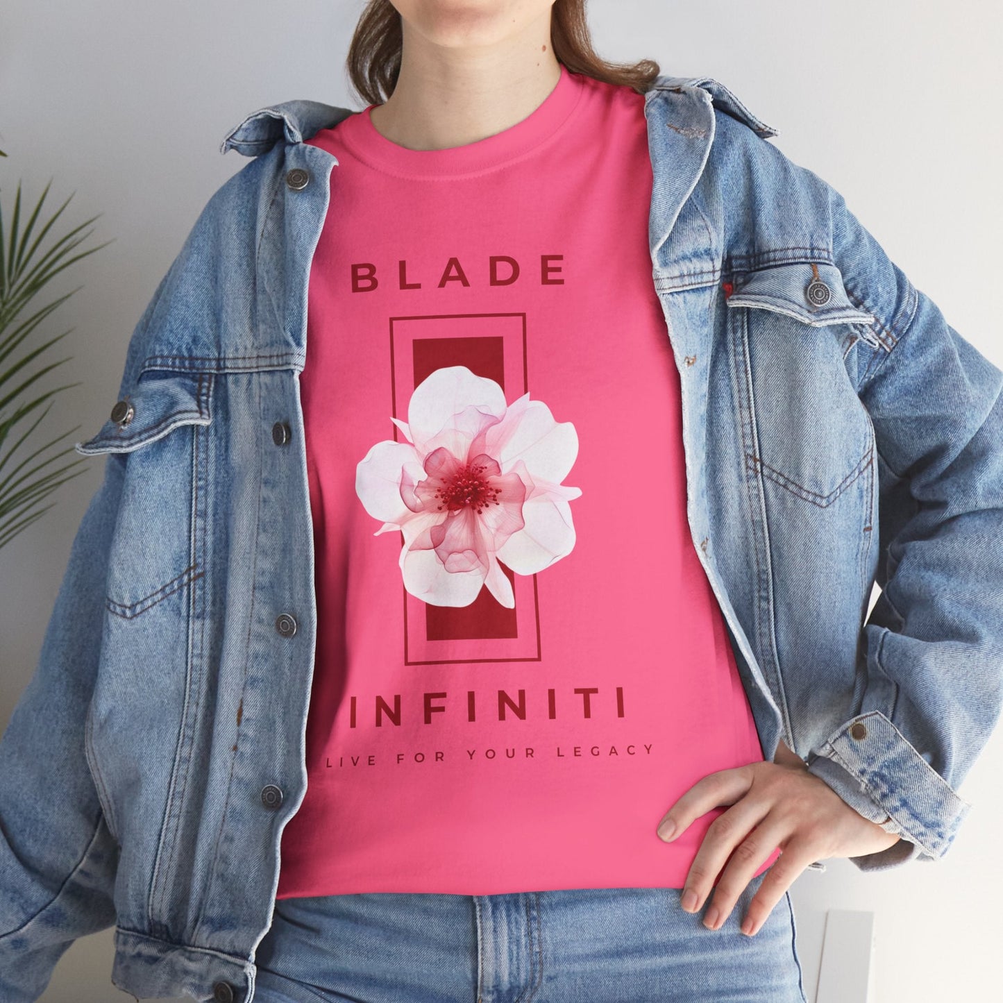 Essence of Infiniti Red/Pink Floral T-Shirt