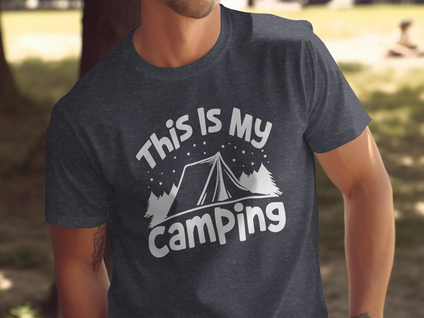 This Is My Camping Tent Outdoor Adventure Graphic T-Shirt