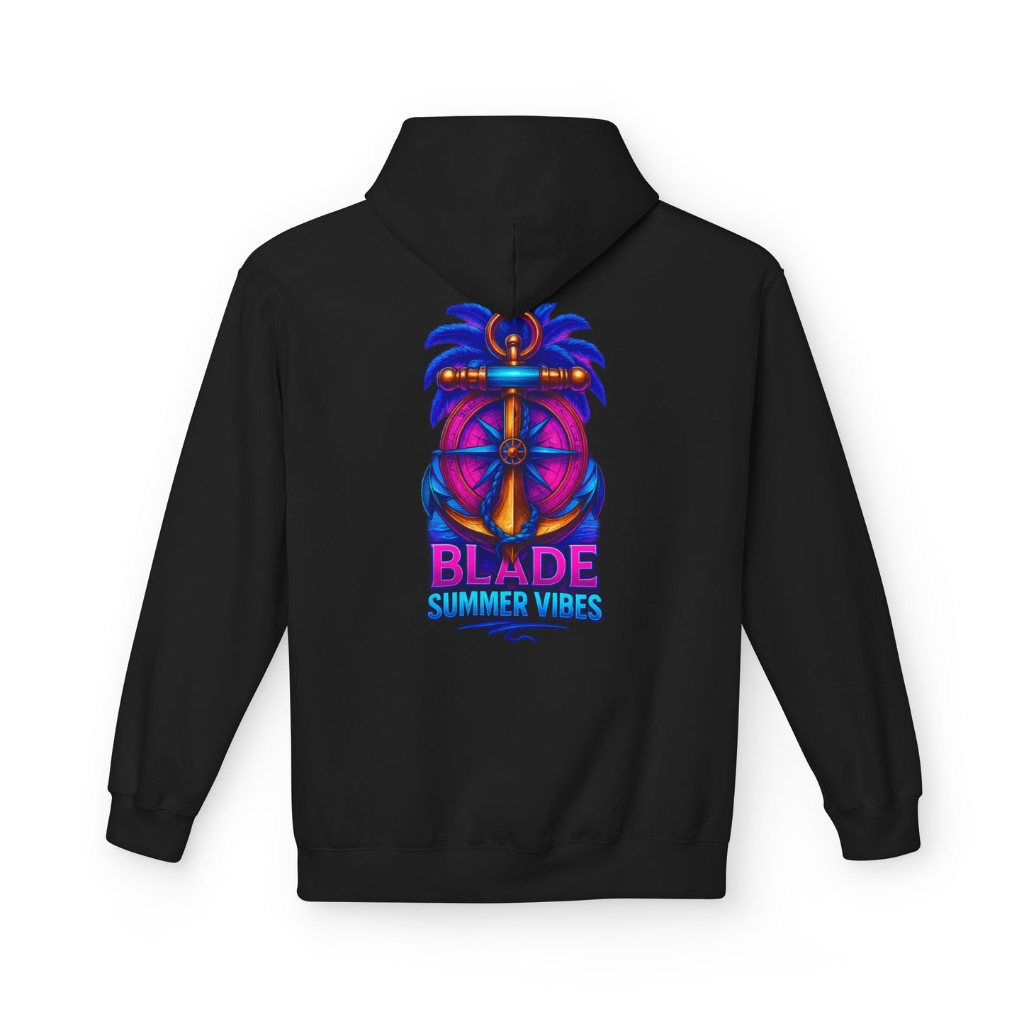 Anchor/Compass Pink/Blue Hoodie
