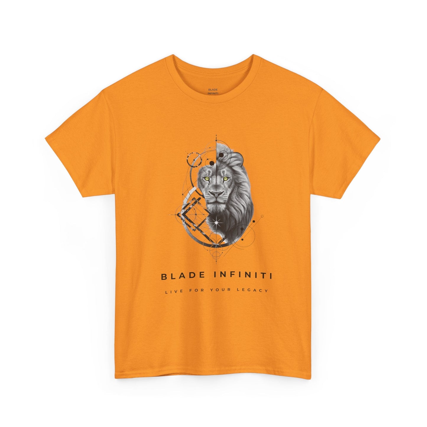 Geometric King Black Version 4 TX Lion T-Shirt