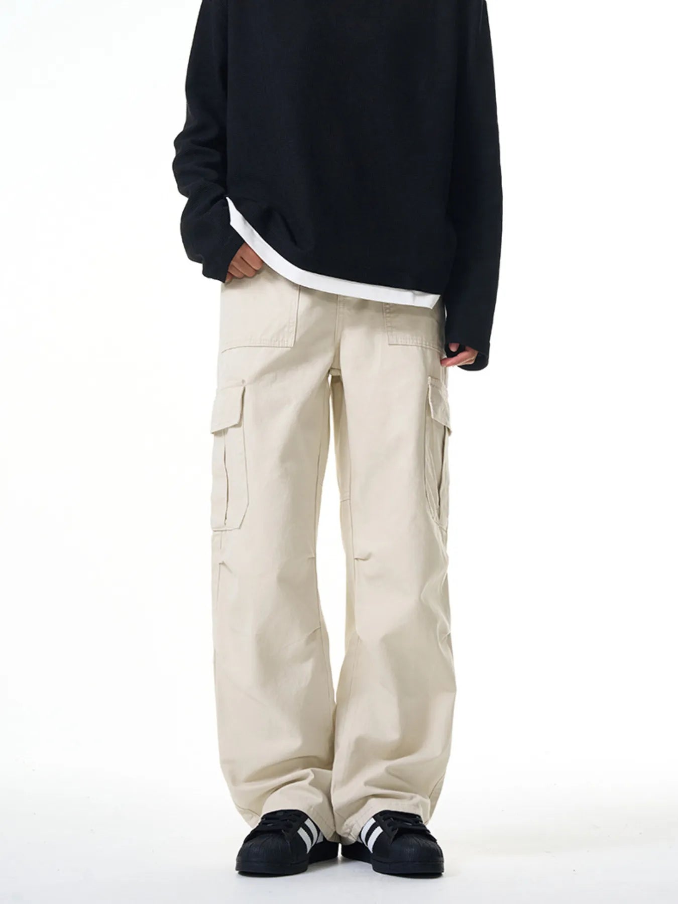 Men's Full Size Loose Fit Cargo Pants Plus Size