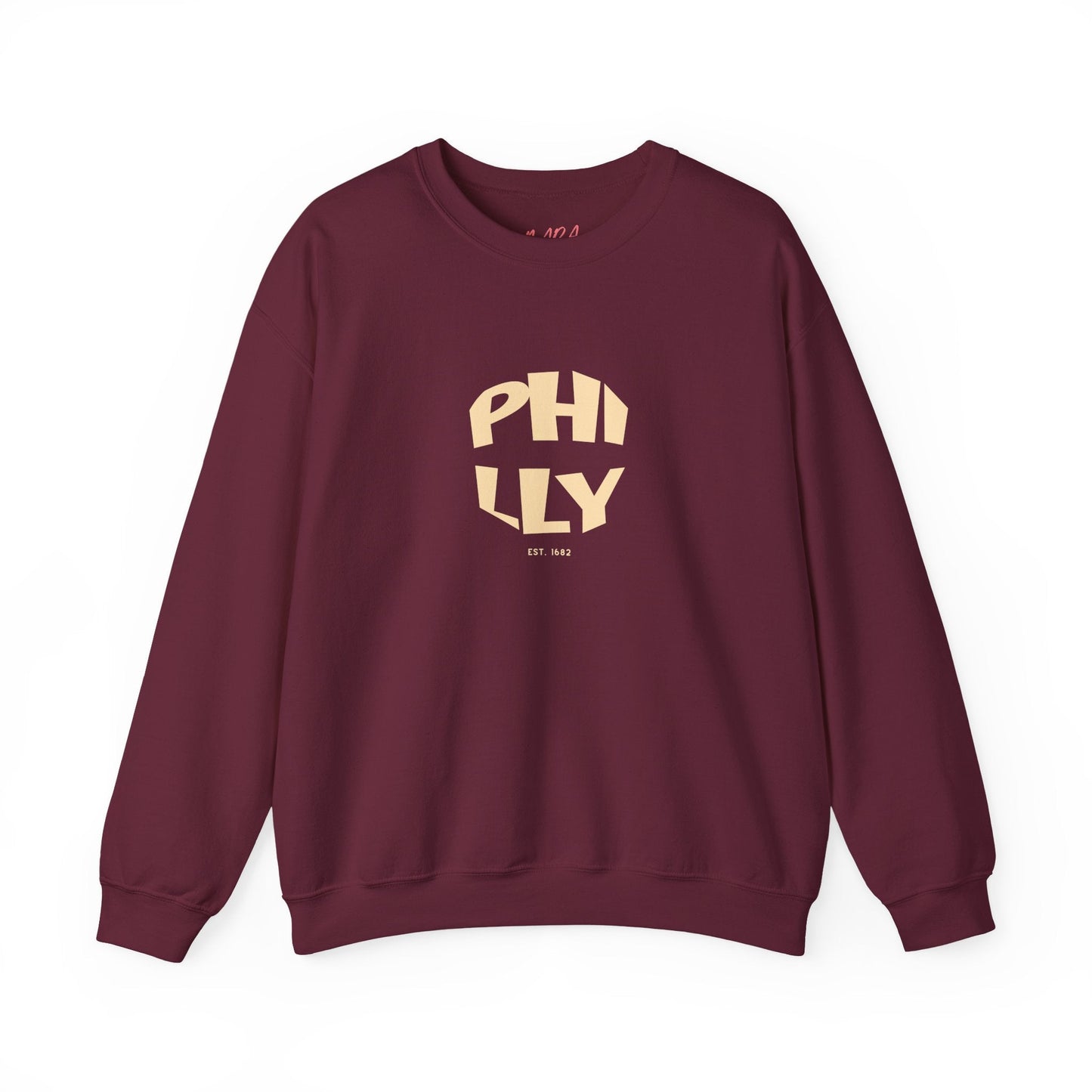 Cool PHILLY Crewneck Sweatshirt,  Philadelphia Apparel