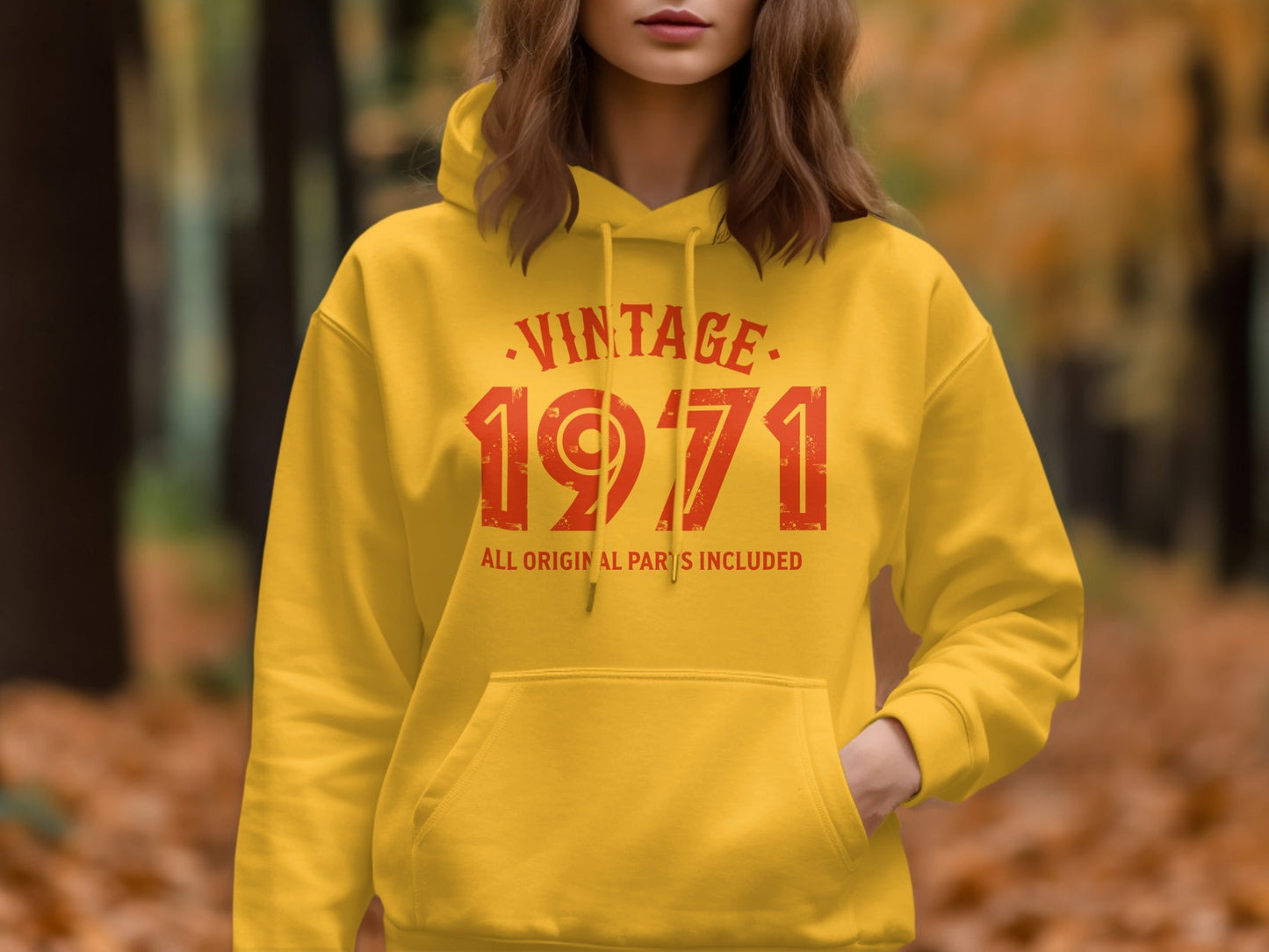 Vintage All Original Parts Included 1971 Birthday Hoodie
