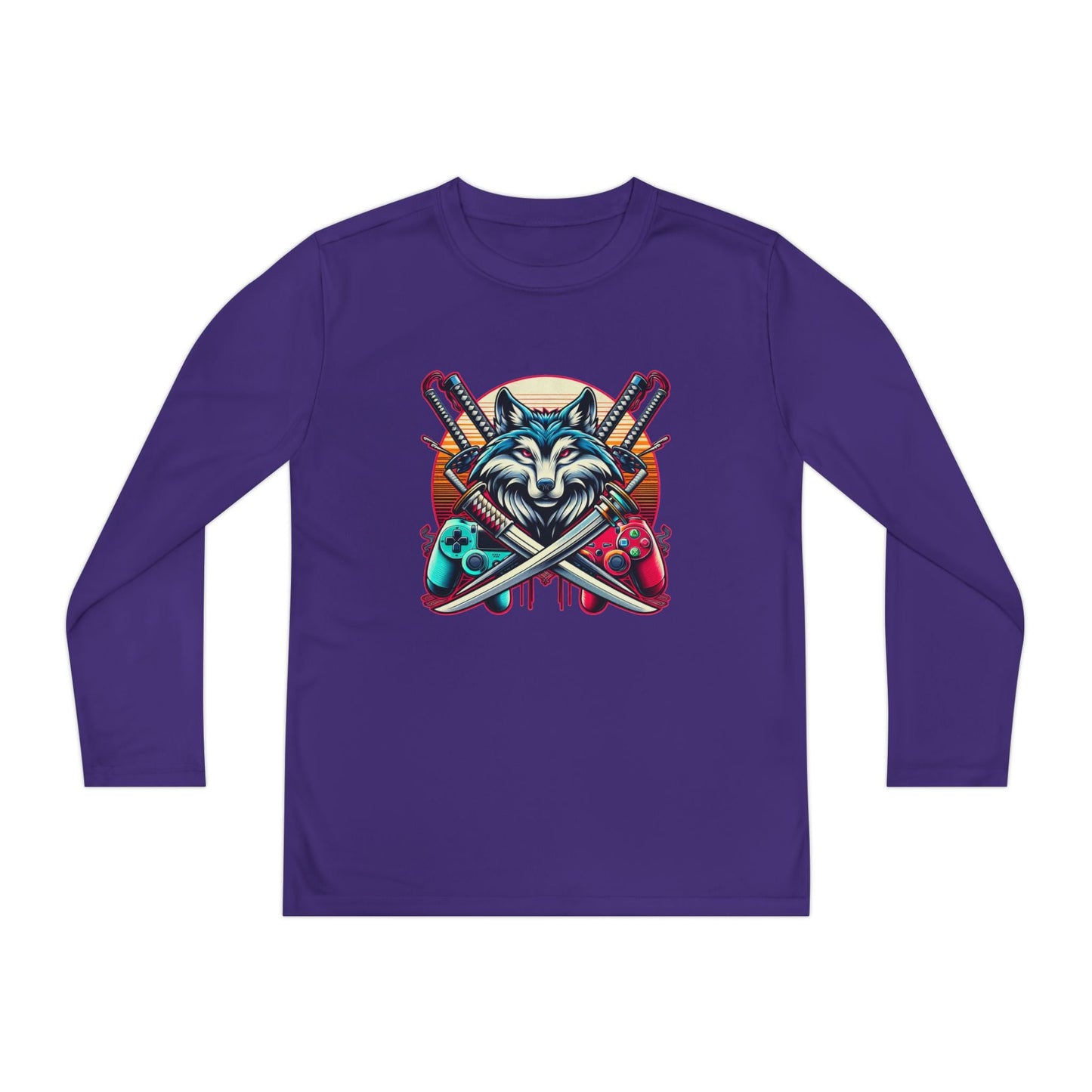 Xp wolf gamer long sleeve shirt