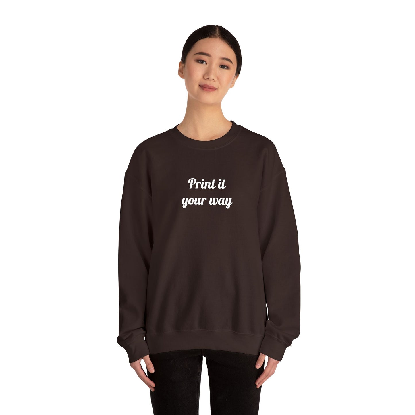 Embroidery Personalization - Unisex Crewneck Sweater (Make It Yours)