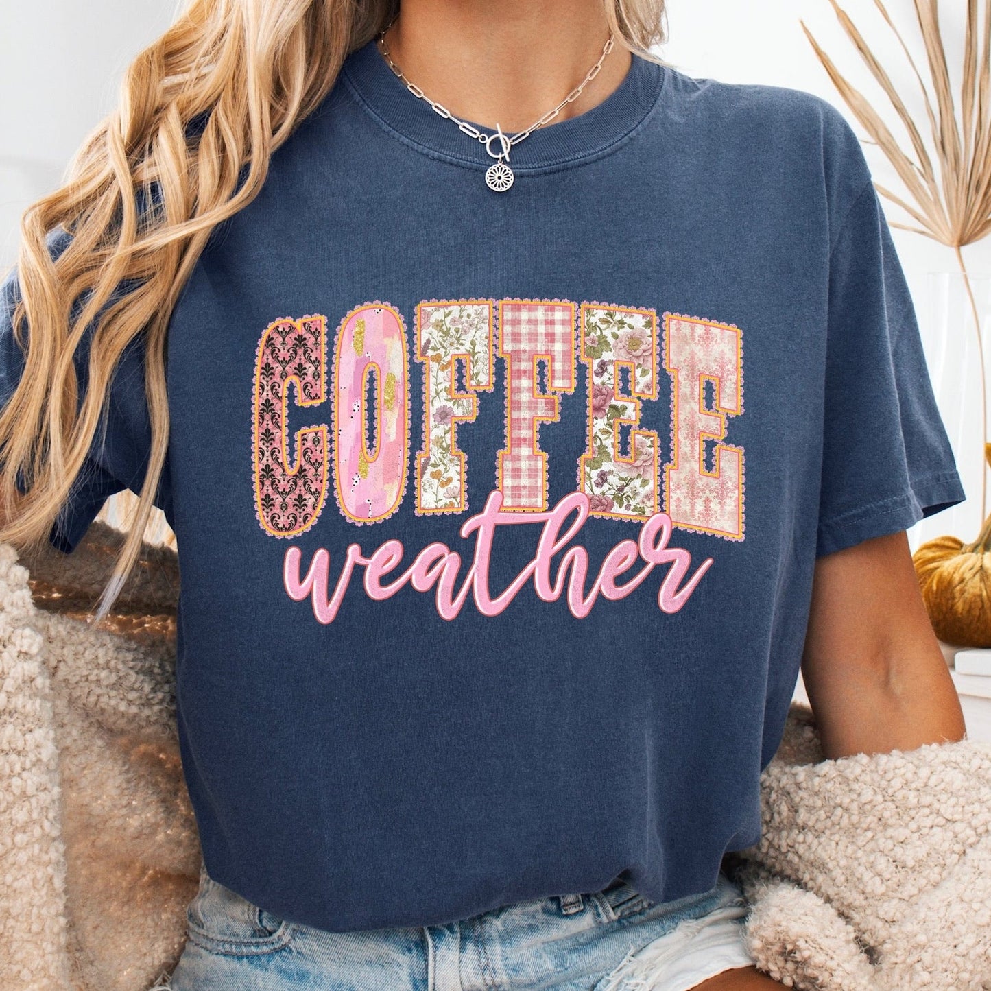coffee weather clear film screen print