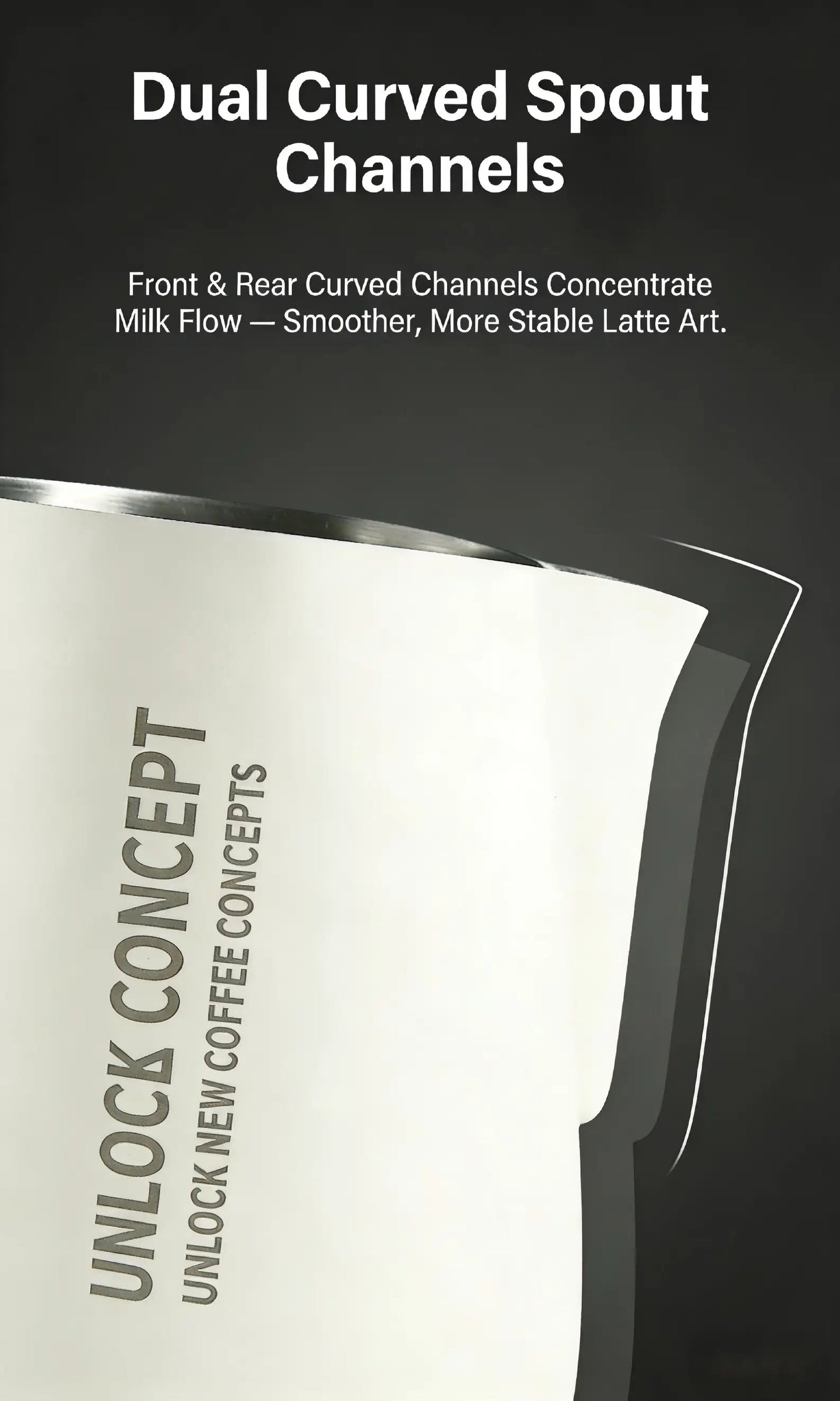 Pro Latte Art Pitcher - Eagle Beak Precision Spout 400ml/600ml, Advanced Patterns Under $25