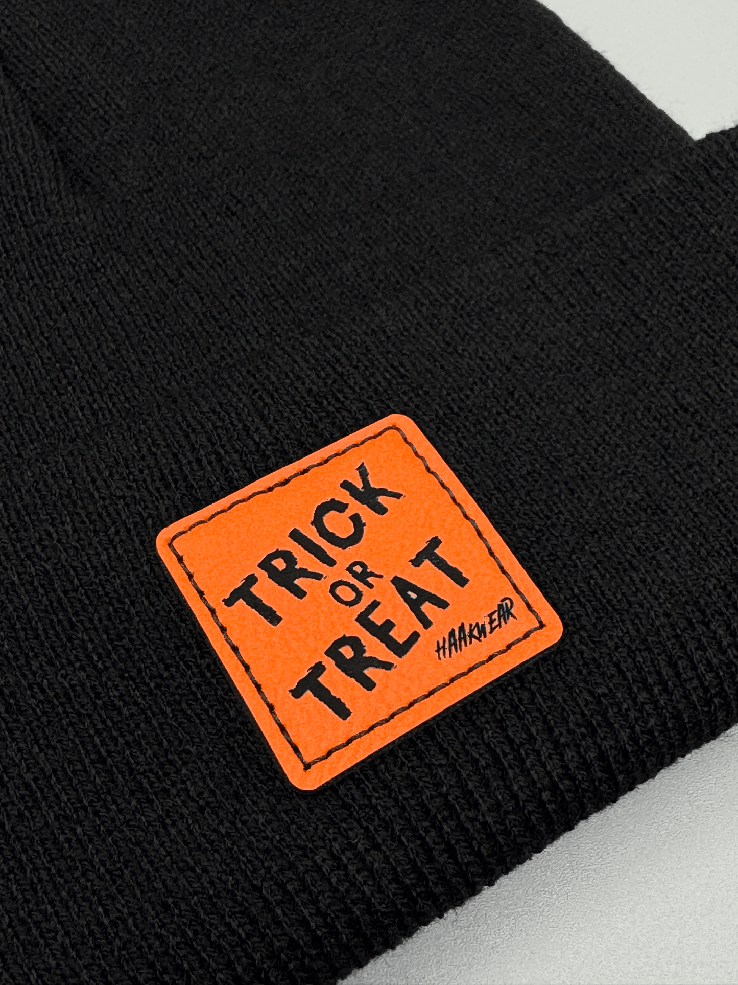 Halloween Beanie, Trick or Treat, Traditional Beanie