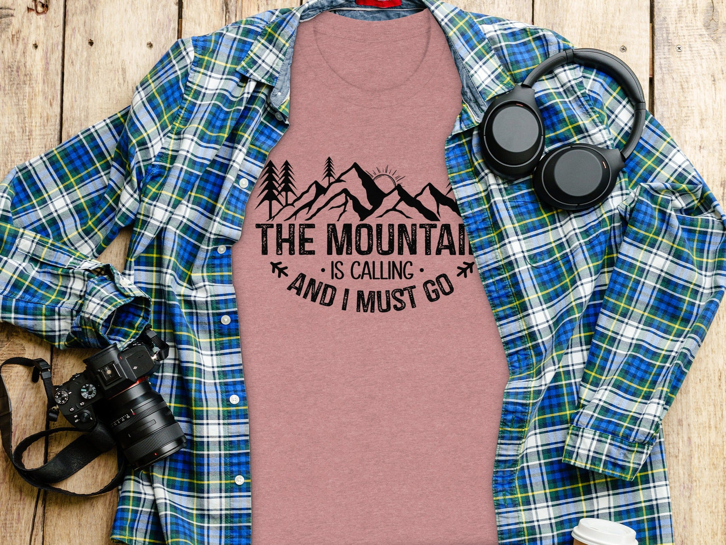 The Mountain Is Calling And I Must Go Great Outdoors T-Shirt