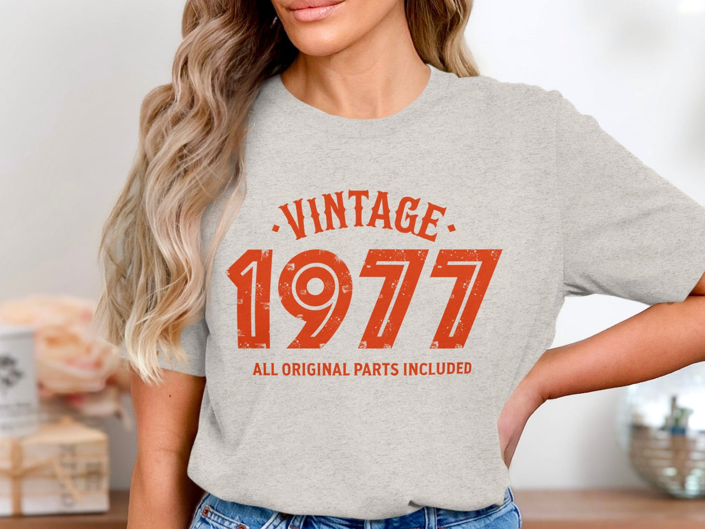 Vintage 1977 All Original Parts Included Design T-Shirt