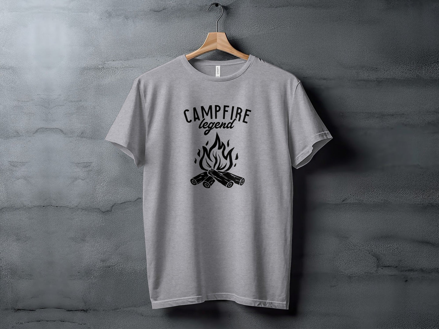 Campfire Legend Nature Graphic Adventure Outdoor T-Shirt