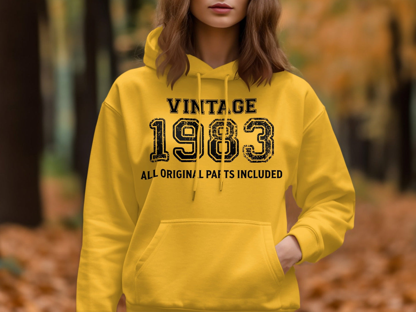 Vintage 1983 All Original Parts Included Birthday Gift Hoodie