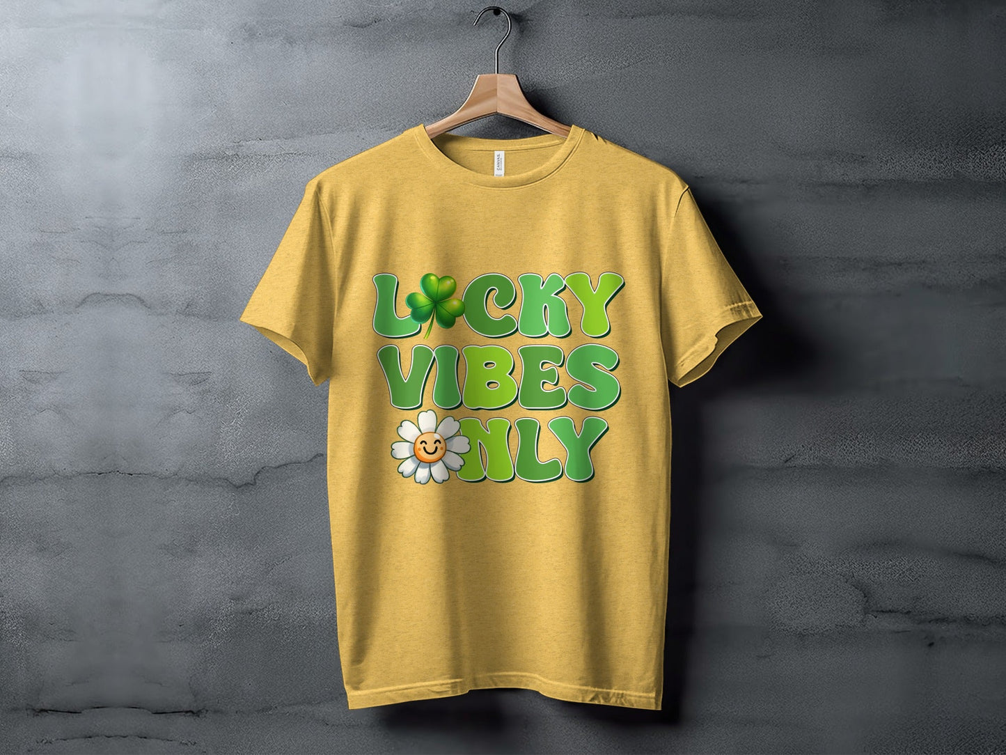 Lucky Vibes Only T-Shirts, Saint Patricks Day Shirt, Clover Shirt, Shamrock Shirt, Flower Shirt, Trendy Shirts