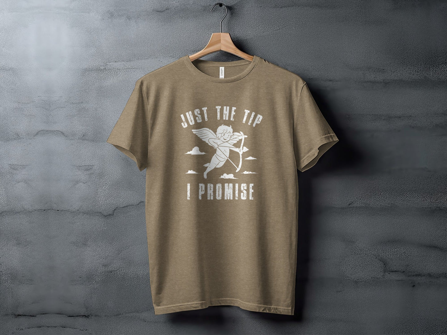 Just The Tip Funny Valentine Cupid I Promise T-Shirt