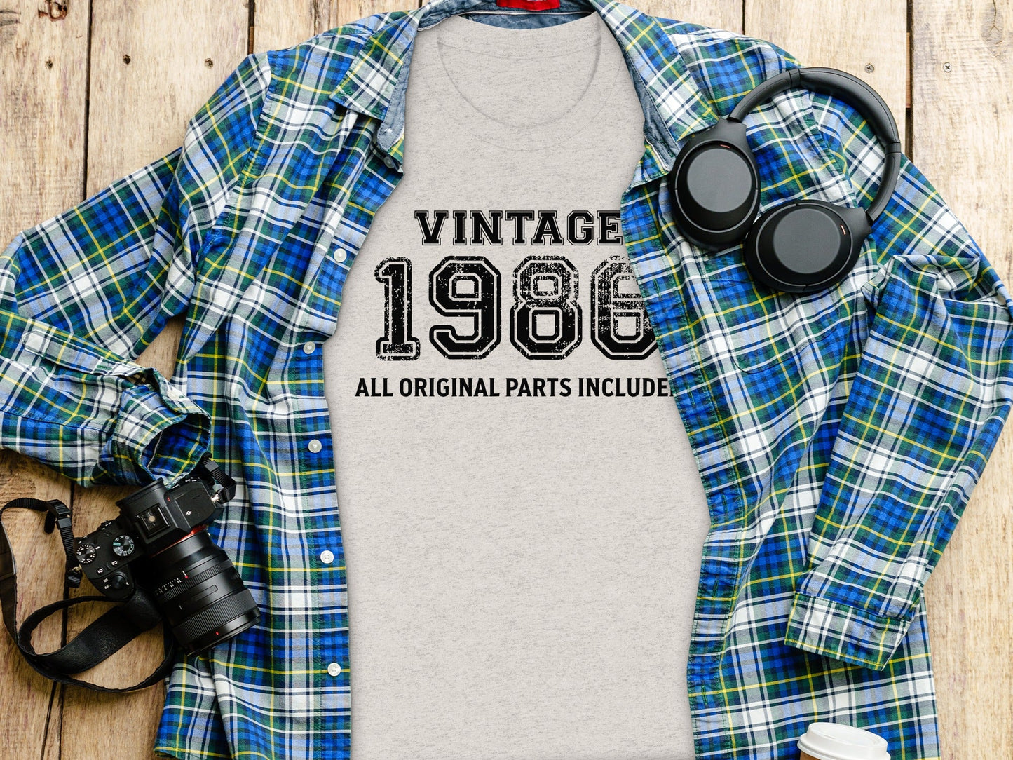 Vintage 1986 All Original Parts Included Birthday T-Shirt