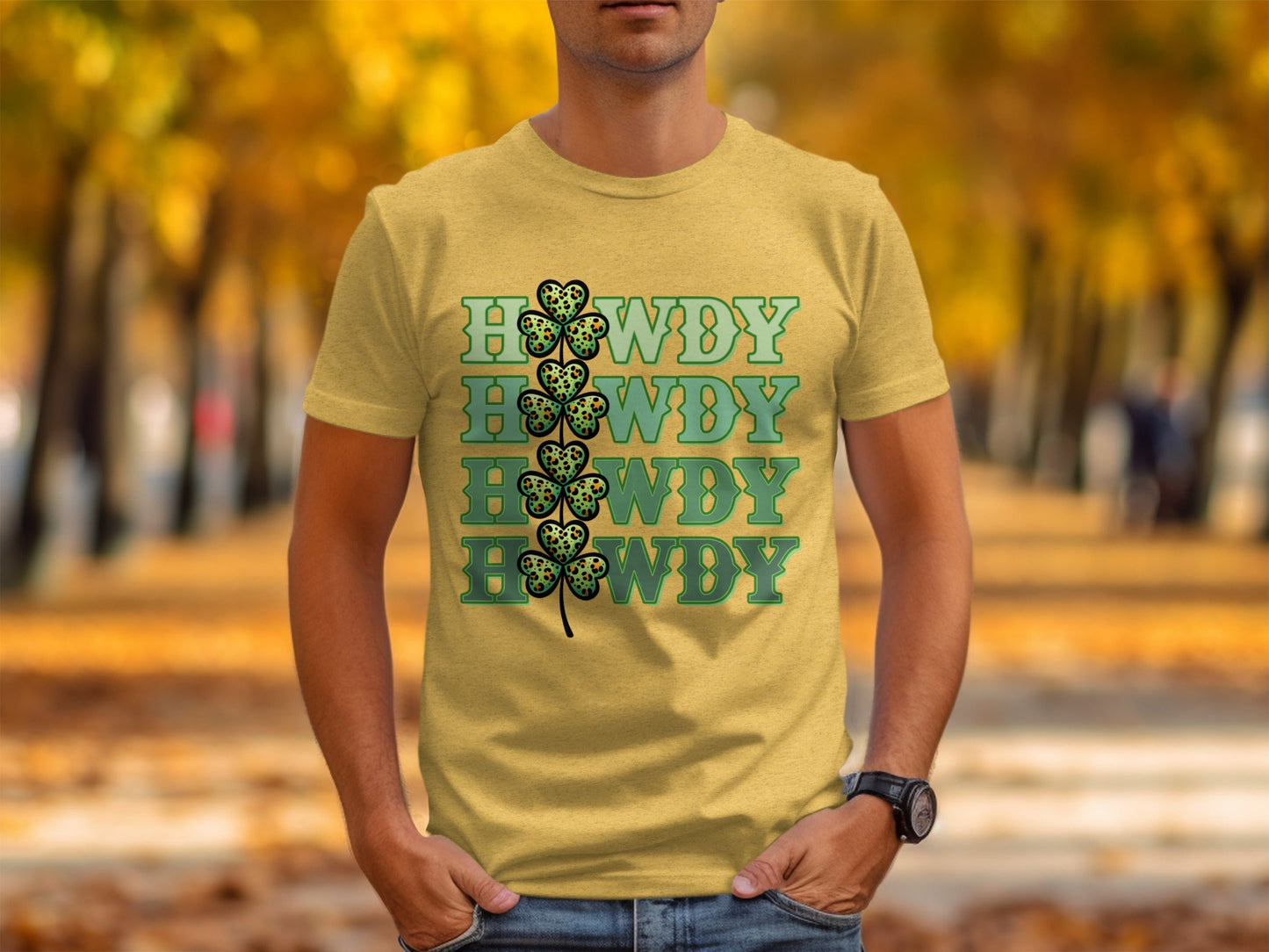 Howdy St Patricks Day T Shirts, Leopard Print Shamrock T Shirts, Funny Irish T Shirts, Lucky Clover Shirt, St Paddys Day Tees