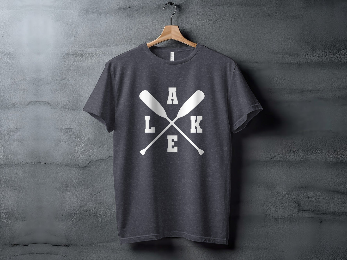 A Lake With Paddle Outdoors Adventure Summer Vacation T-Shirt