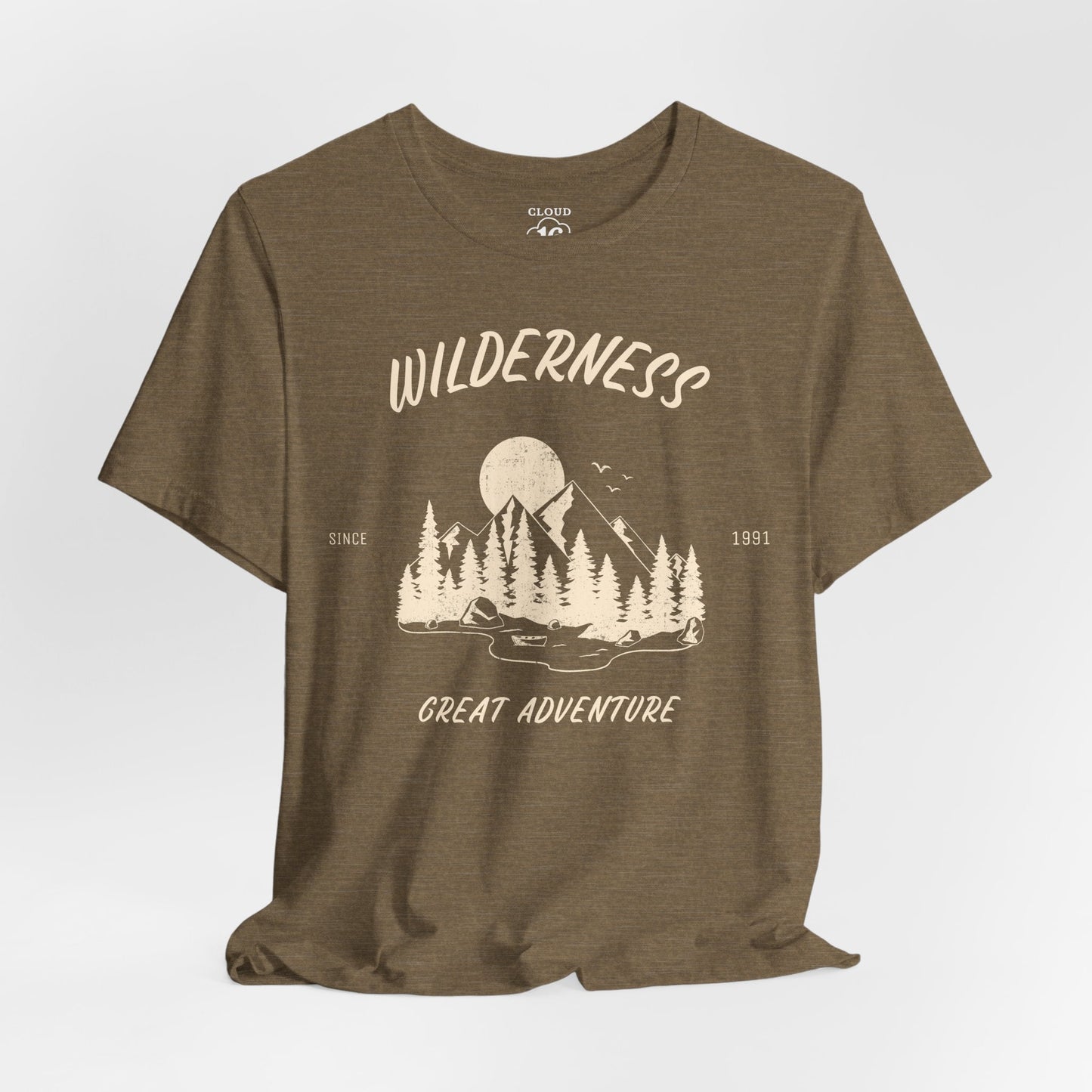 Wilderness Adventure T-Shirt - Unisex Nature Lover Tee for Hiking & Camping