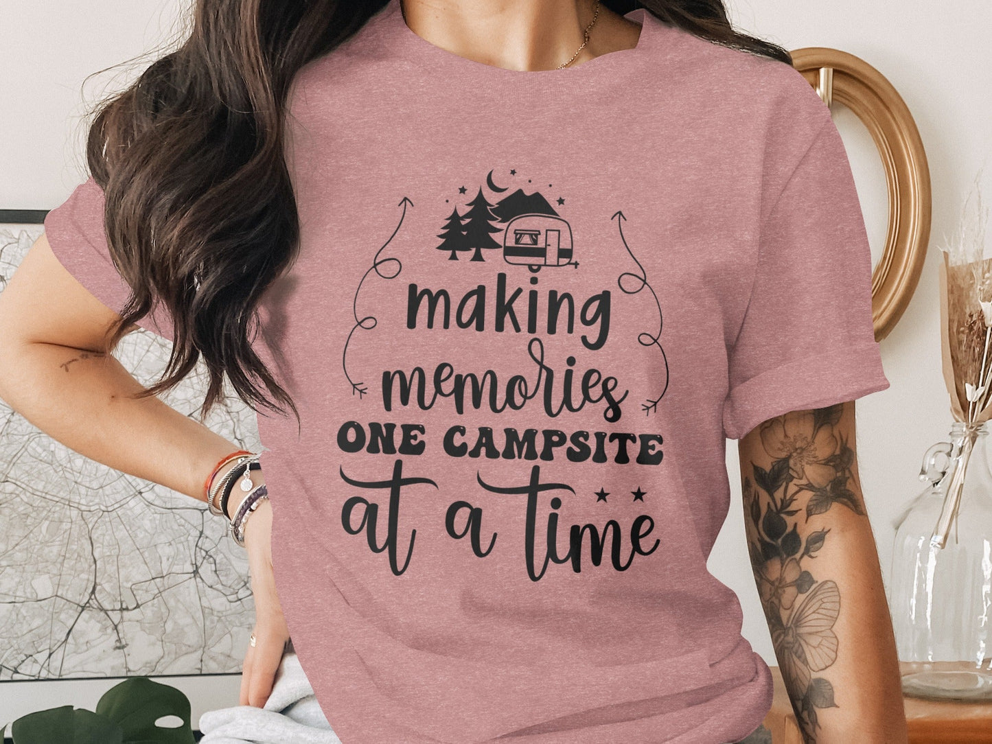 Making Memories One Campsite At A Time Camping T-Shirt