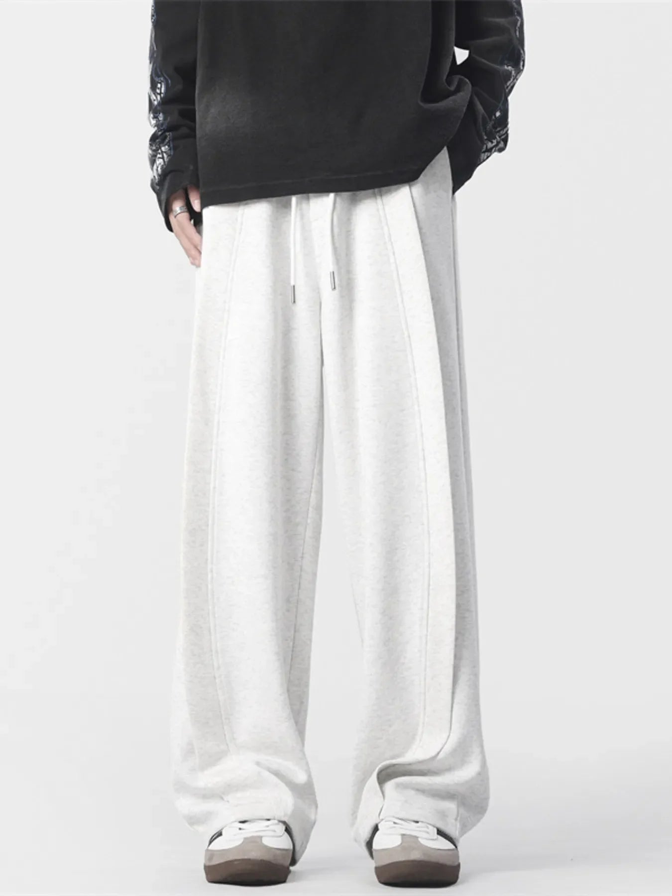 Men's Full Size Loose Fit Drawstring Pants Plus Size