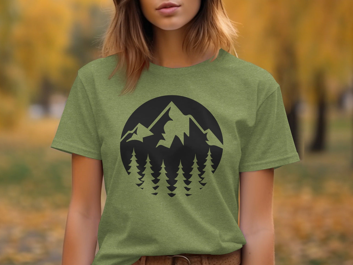 Nature Landscape Adventure Outdoor Graphic Design T-Shirt