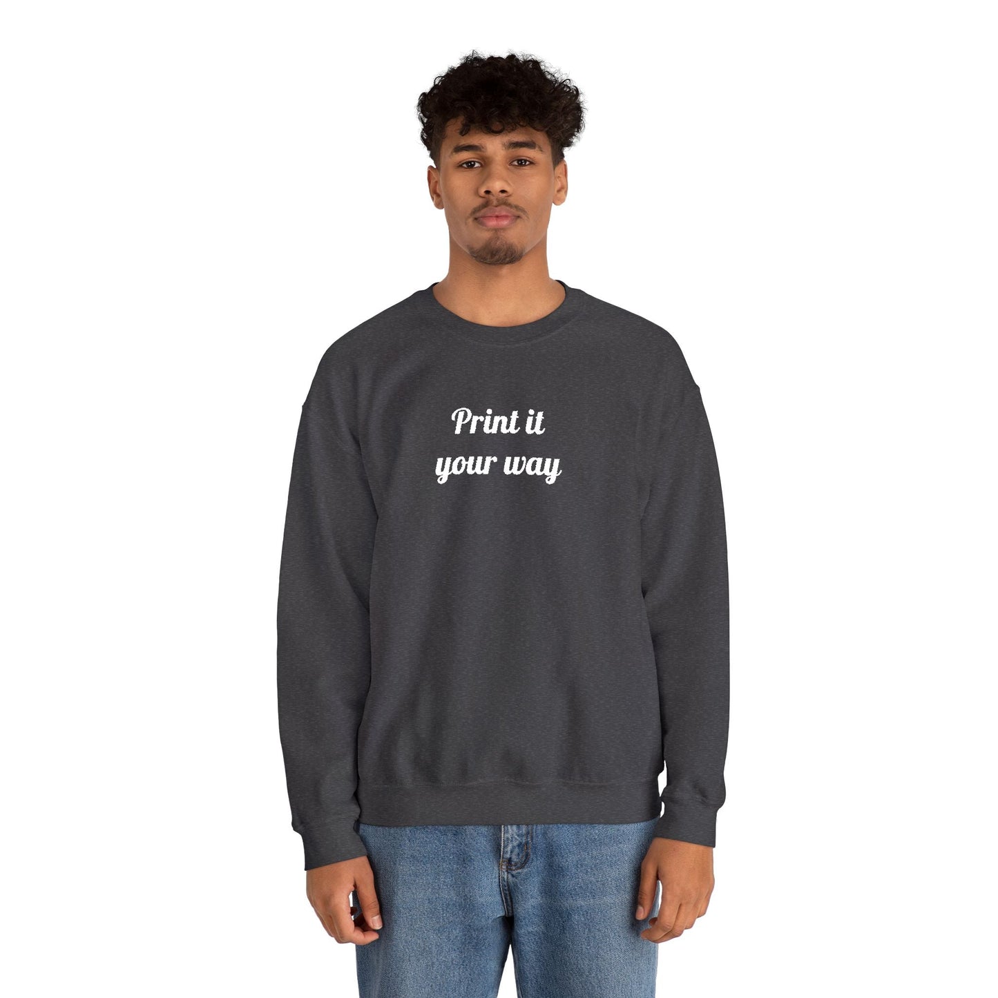 Embroidery Personalization - Unisex Crewneck Sweater (Make It Yours)