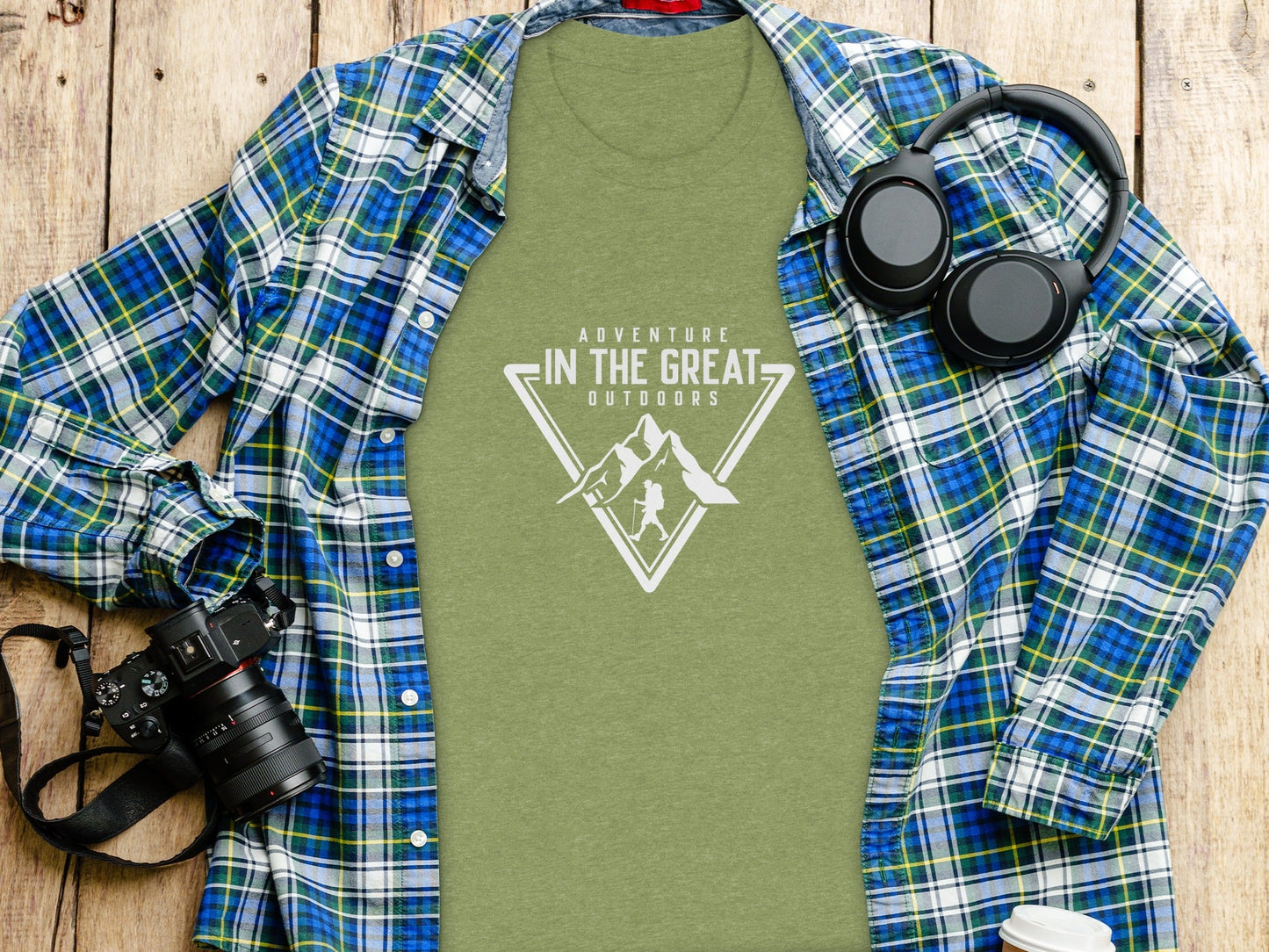 Adventure In The Great Outdoors Mountains T-Shirt