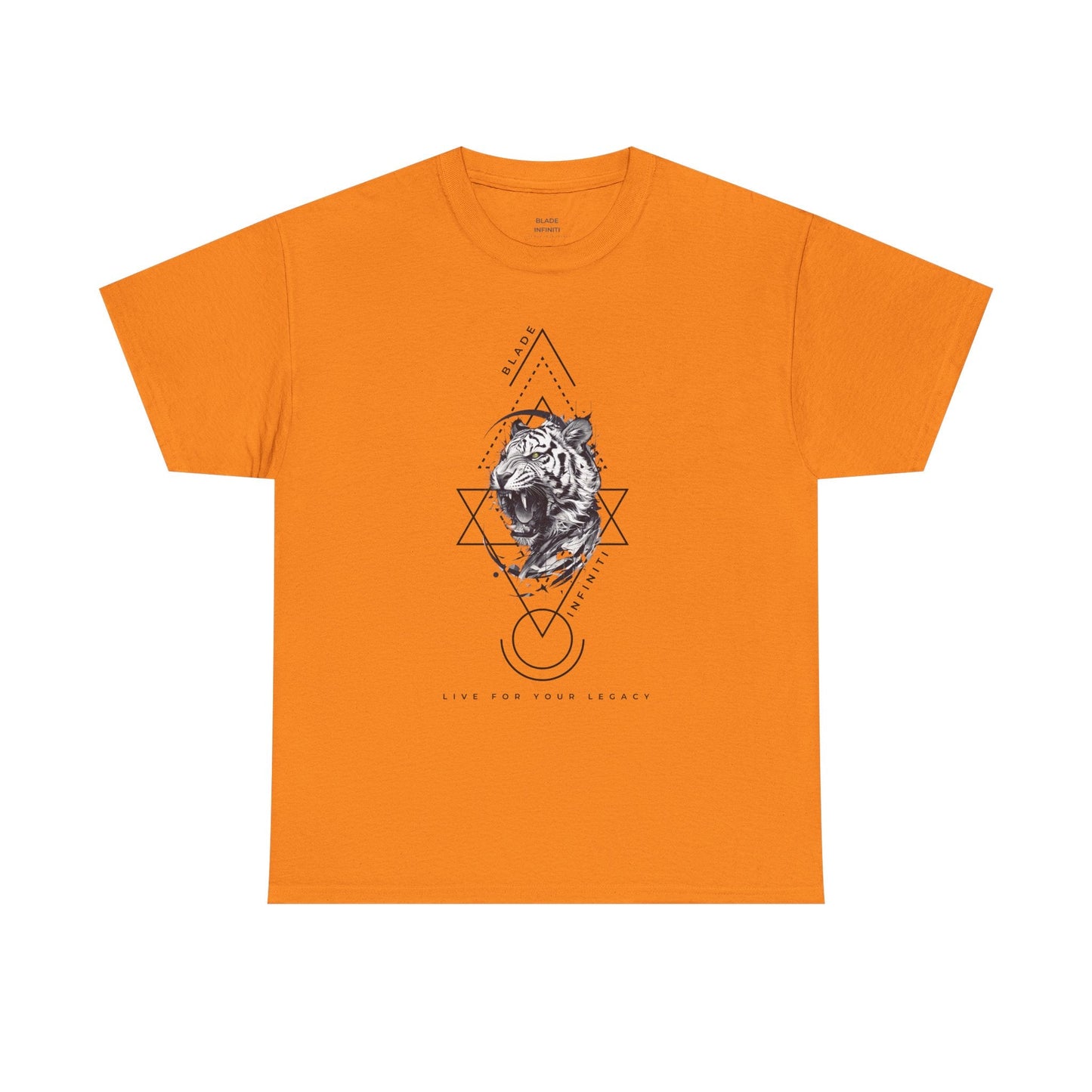 Geometric King Black TX Tiger T-Shirt