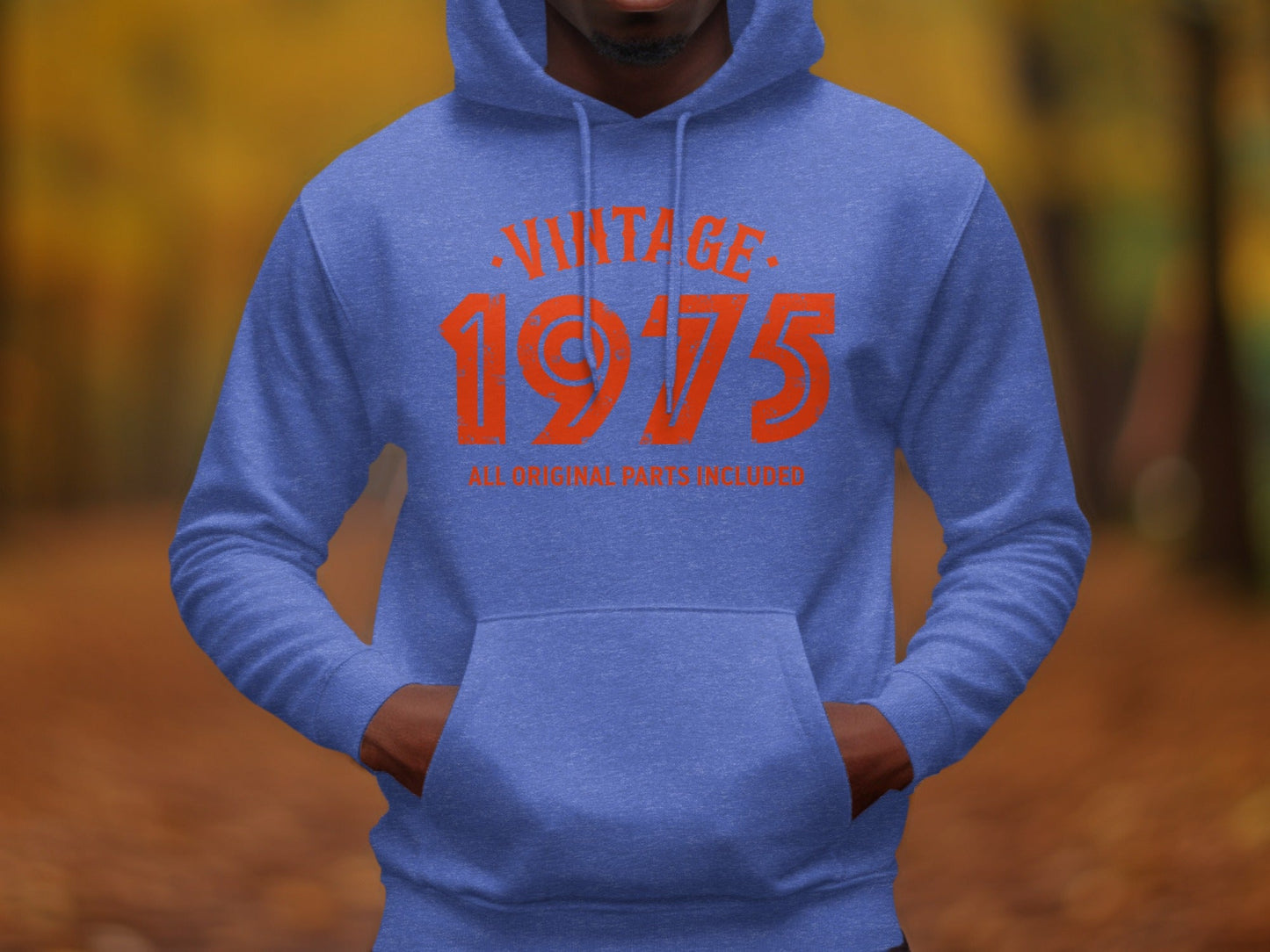 Vintage 1975 All Original Parts Included Graphic Design Hoodie
