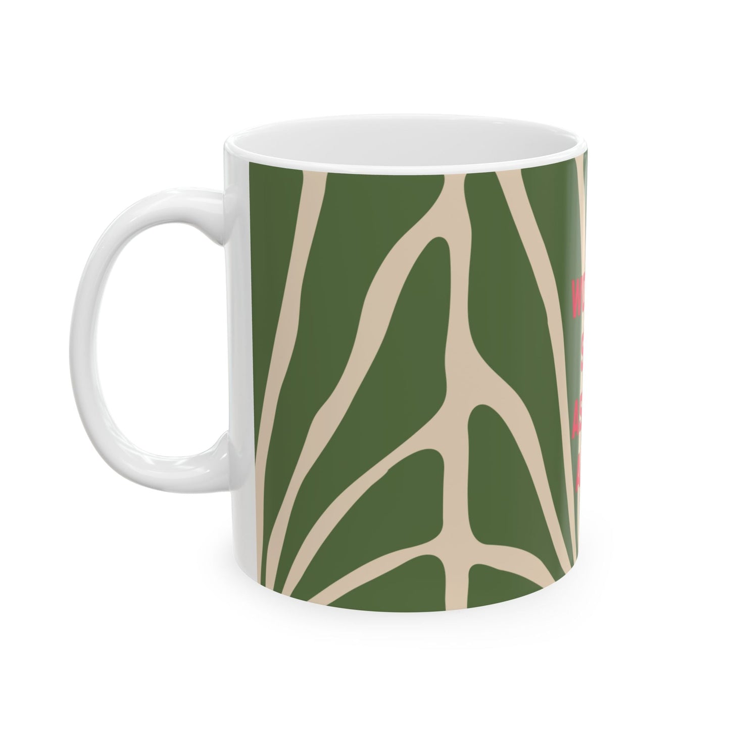 Woke Up Sexy Tropical Ceramic Mug — Women's Coffee Cup