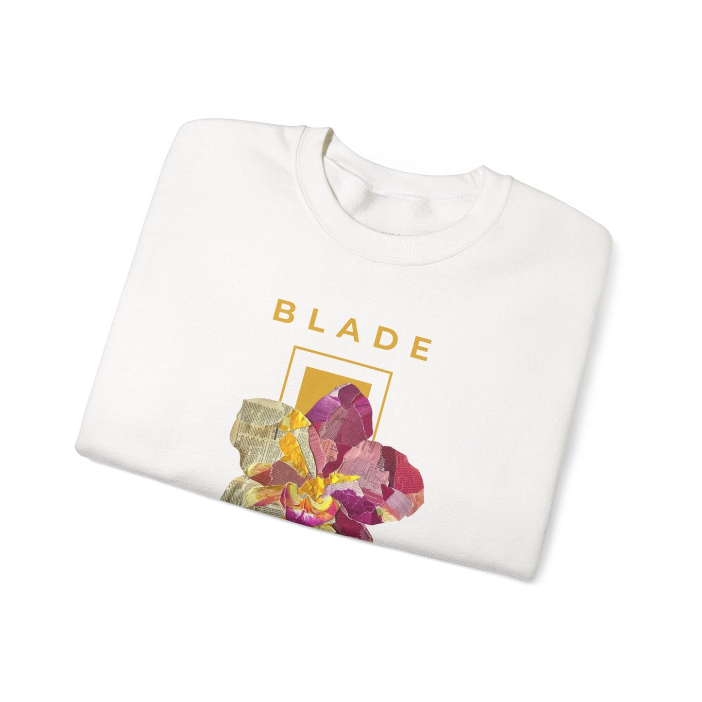 Essence of Infiniti Yellow Floral Unisex Crewneck Sweater