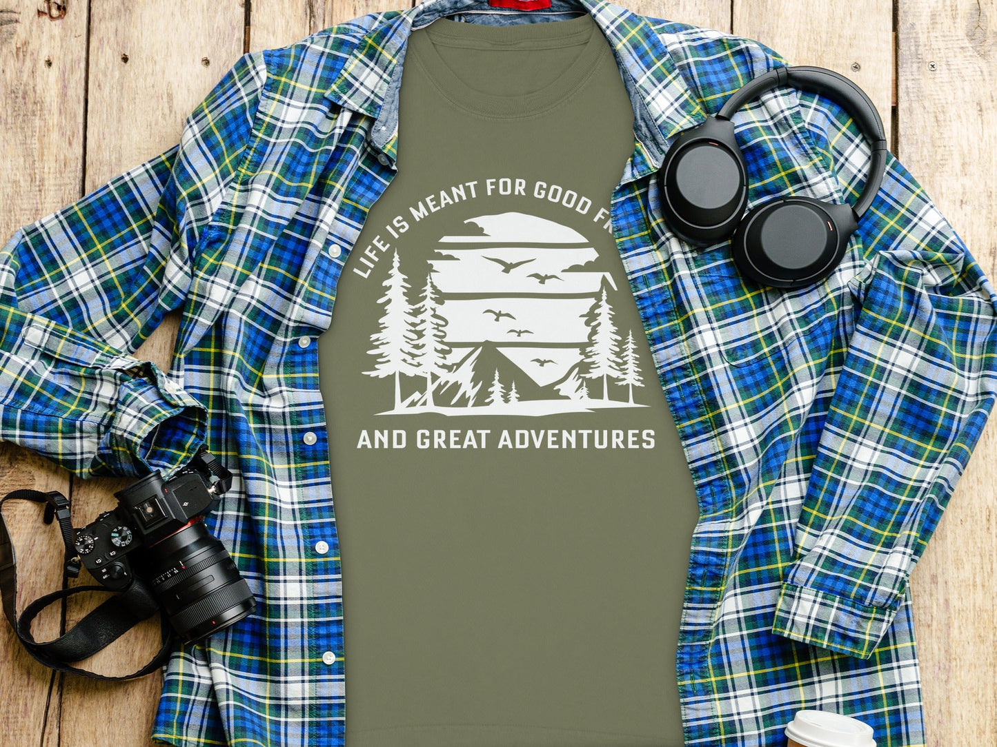 Life is Meant for Good Friends and Great Adventures Long Sleeve T-Shirt