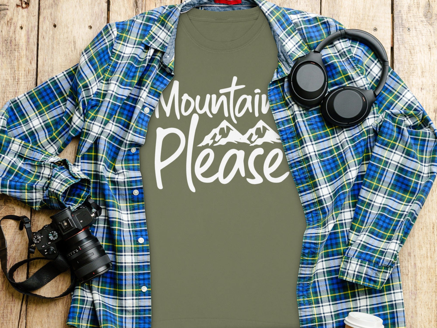 Mountains Please Adventure Awaits Long Sleeve T-Shirt
