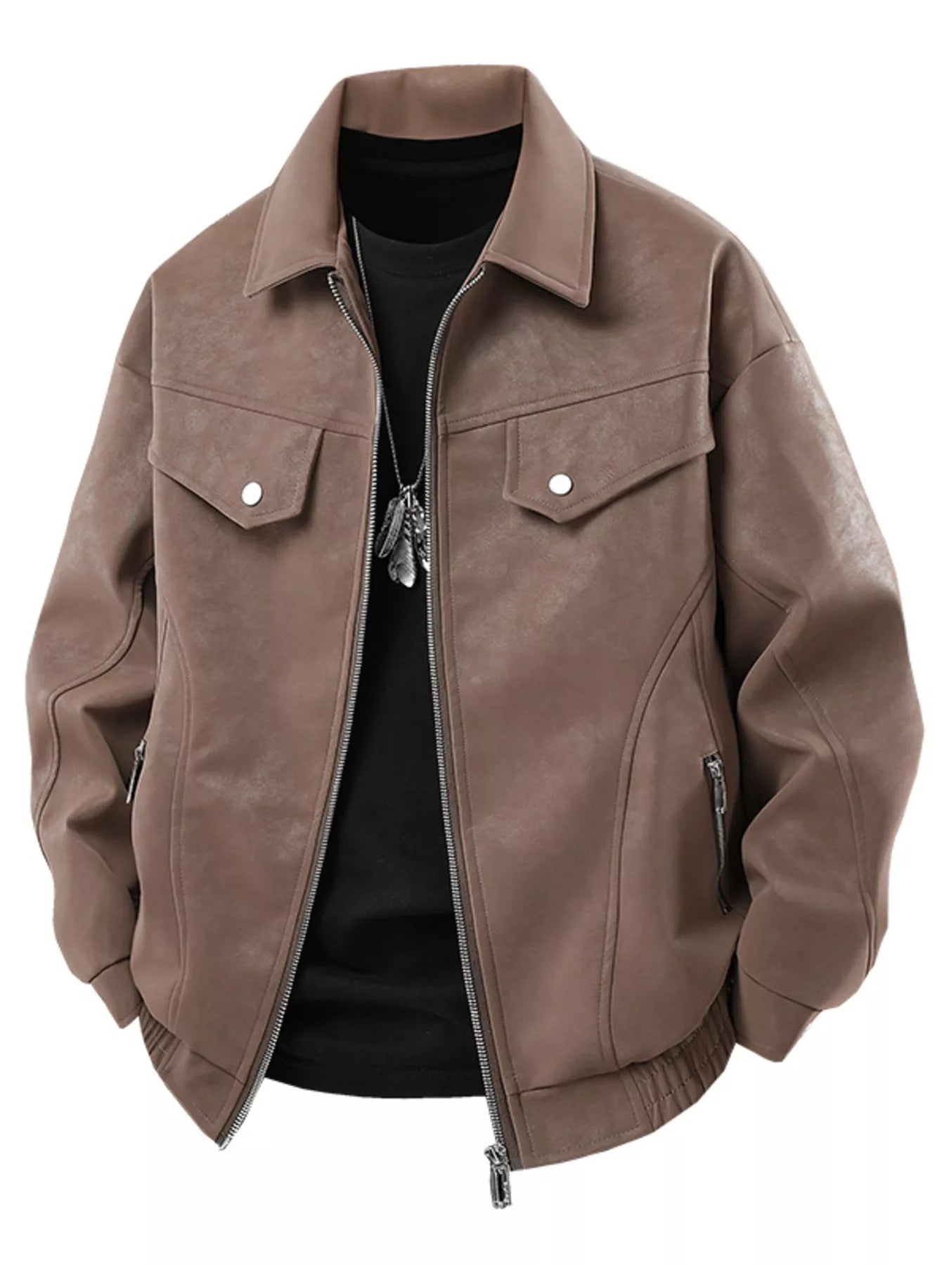 Men's Plus Size Lightweight Zip Up Jacket