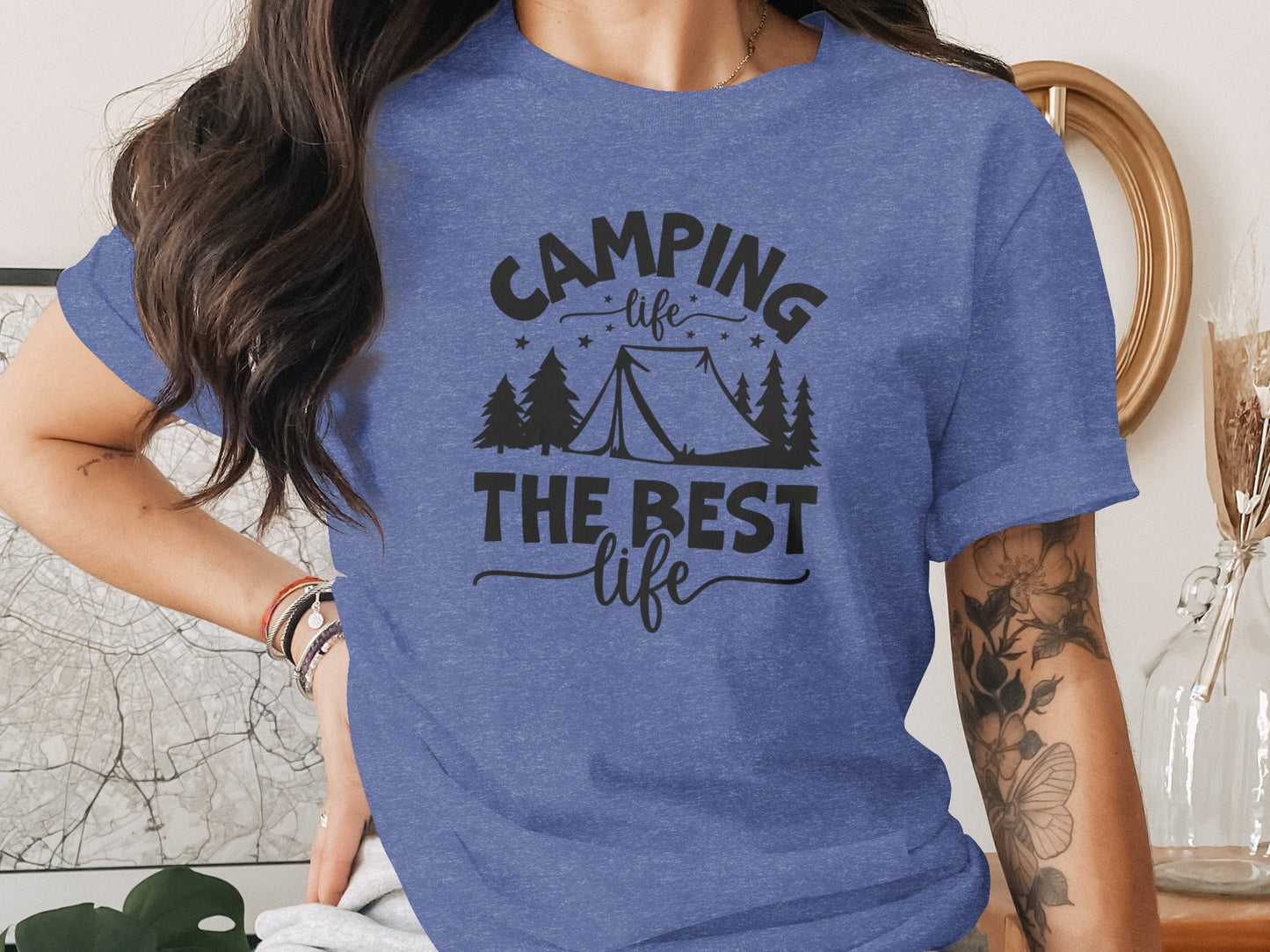 Camping Life The Best Life Outdoor Adventure T-Shirt